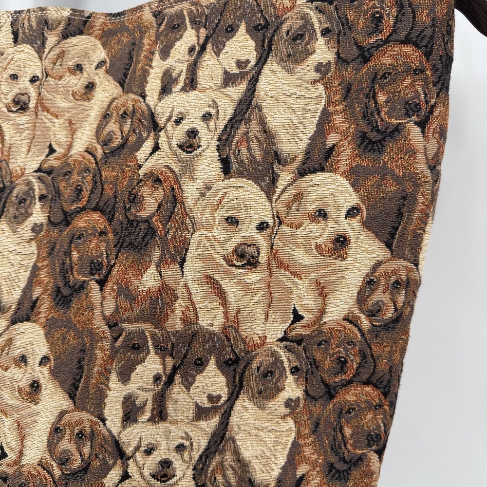 DOG LOVERS Labrador Collage Tapestry Extra Large Shoulder Tote Unbranded - Picture 2 of 11